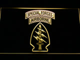 FREE Special Forces Airborne LED Sign - Yellow - TheLedHeroes