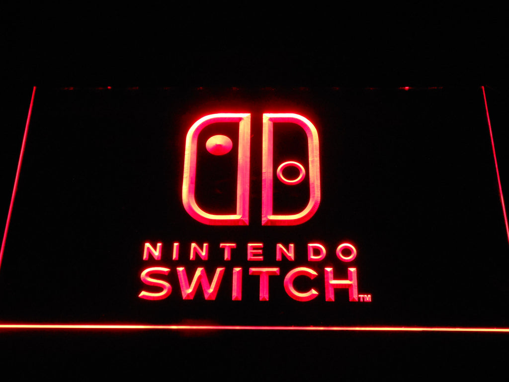 FREE Nintendo Switch LED Sign - Red - TheLedHeroes