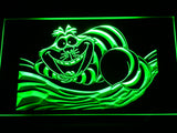 FREE Disney Cheshire Cat Alice in Wonderland LED Sign - Green - TheLedHeroes