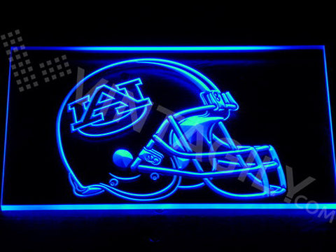 Auburn Tigers Helmet LED Sign - Blue - TheLedHeroes