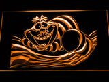 FREE Disney Cheshire Cat Alice in Wonderland LED Sign - Orange - TheLedHeroes