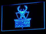 FREE Milwaukee Bucks LED Sign - Blue - TheLedHeroes