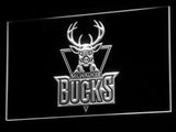 FREE Milwaukee Bucks LED Sign - White - TheLedHeroes