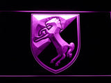 11th Armored Cavalry Regiment LED Neon Sign USB - Purple - TheLedHeroes