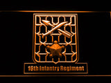16th Infantry Regiment LED Neon Sign USB - Orange - TheLedHeroes