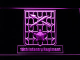16th Infantry Regiment LED Neon Sign USB - Purple - TheLedHeroes