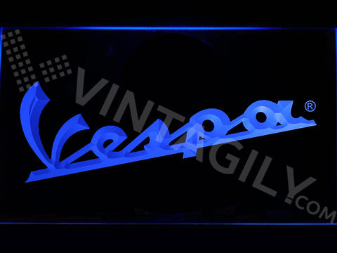 FREE Vespa LED Sign - Blue - TheLedHeroes