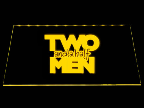 FREE Two and a Half Men LED Sign - Yellow - TheLedHeroes