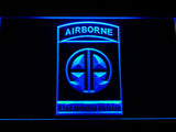 FREE 82nd Airborne Division LED Sign - Blue - TheLedHeroes