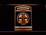 FREE 82nd Airborne Division LED Sign - Orange - TheLedHeroes