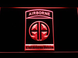 FREE 82nd Airborne Division LED Sign - Red - TheLedHeroes