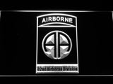 82nd Airborne Division LED Neon Sign Electrical - White - TheLedHeroes