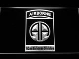 FREE 82nd Airborne Division LED Sign - White - TheLedHeroes