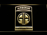 82nd Airborne Division LED Neon Sign Electrical - Yellow - TheLedHeroes