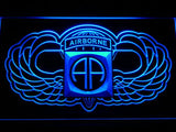 82nd Airborne Division (2) LED Neon Sign Electrical - Blue - TheLedHeroes