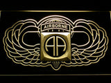 82nd Airborne Division (2) LED Neon Sign Electrical - Yellow - TheLedHeroes