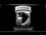 101st Airborne Division LED Neon Sign USB - White - TheLedHeroes