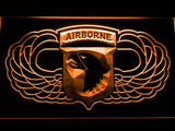 101st Airborne Division (2) LED Neon Sign USB - Orange - TheLedHeroes