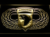 FREE 101st Airborne Division (2) LED Sign - Yellow - TheLedHeroes