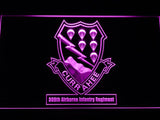 506th Airborne Infantry Regiment LED Neon Sign Electrical - Purple - TheLedHeroes