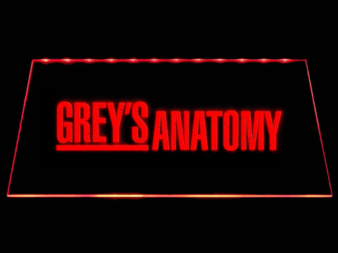 FREE Grey's Anatomy LED Sign - Red - TheLedHeroes