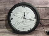 Cocktails LED Wall Clock -  - TheLedHeroes