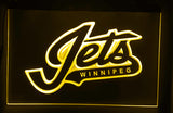 FREE Winnipeg Jets (4) LED Sign - Yellow - TheLedHeroes