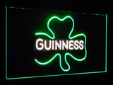 Guinness Shamrock Dual Color LED Sign - Normal Size (12x8.5in) - TheLedHeroes
