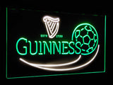 Guinness Soccer Dual Color LED Sign - Normal Size (12x8.5in) - TheLedHeroes