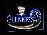 Guinness Soccer Dual Color LED Sign - Normal Size (12x8.5in) - TheLedHeroes