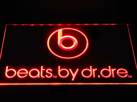 FREE Beats by Dr Dre LED Sign - Red - TheLedHeroes