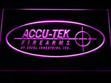 FREE ACCU-TEK Firearms LED Sign - Purple - TheLedHeroes