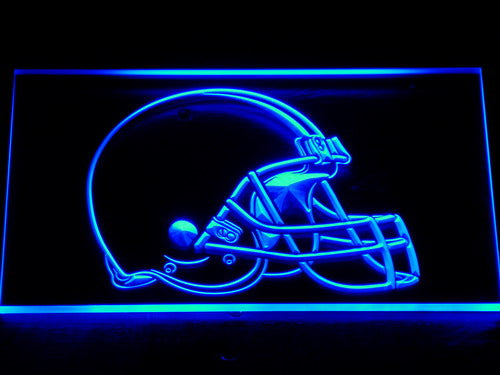 Cleveland Browns Helmet LED Sign - Blue - TheLedHeroes