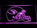 FREE Arizona Cardinals Helmet LED Sign - Purple - TheLedHeroes