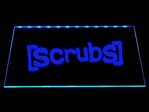 FREE Scrubs LED Sign - Blue - TheLedHeroes