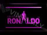 Cristiano Ronaldo 2 LED Sign - Purple - TheLedHeroes