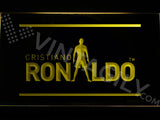FREE Cristiano Ronaldo 2 LED Sign - Yellow - TheLedHeroes