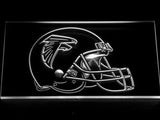 Atlanta Falcons Helmet LED Neon Sign Electrical - White - TheLedHeroes