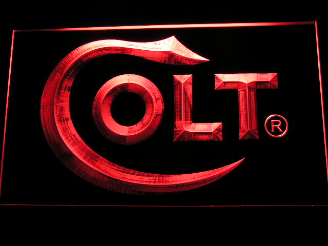 FREE Colt Firearms LED Sign - Red - TheLedHeroes