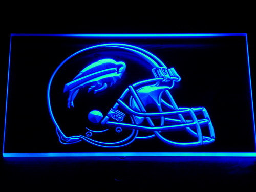 FREE Buffalo Bills Helmet LED Sign - Blue - TheLedHeroes