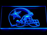 FREE Dallas Cowboys Helmet LED Sign - Blue - TheLedHeroes