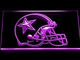Dallas Cowboys Helmet LED Sign - Purple - TheLedHeroes