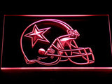 Dallas Cowboys Helmet LED Sign - Red - TheLedHeroes