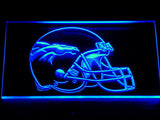 FREE Denver Broncos Helmet LED Sign - Blue - TheLedHeroes