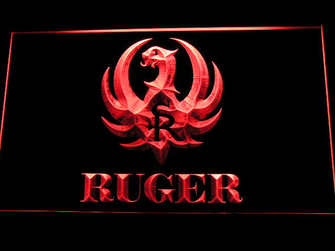 FREE Ruger Firearms LED Sign - Red - TheLedHeroes