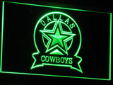 FREE Dallas Cowboys (3) LED Sign - Green - TheLedHeroes