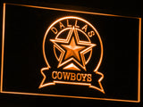 FREE Dallas Cowboys (3) LED Sign - Orange - TheLedHeroes