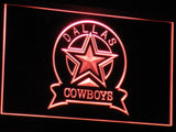FREE Dallas Cowboys (3) LED Sign - Red - TheLedHeroes