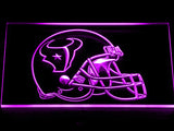 FREE Houston Texans Helmet LED Sign - Purple - TheLedHeroes