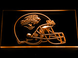 Jacksonville Jaguars Helmet LED Sign - Orange - TheLedHeroes